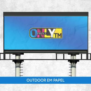 Outdoor Papel 900x300cm 4x0 Brilho  